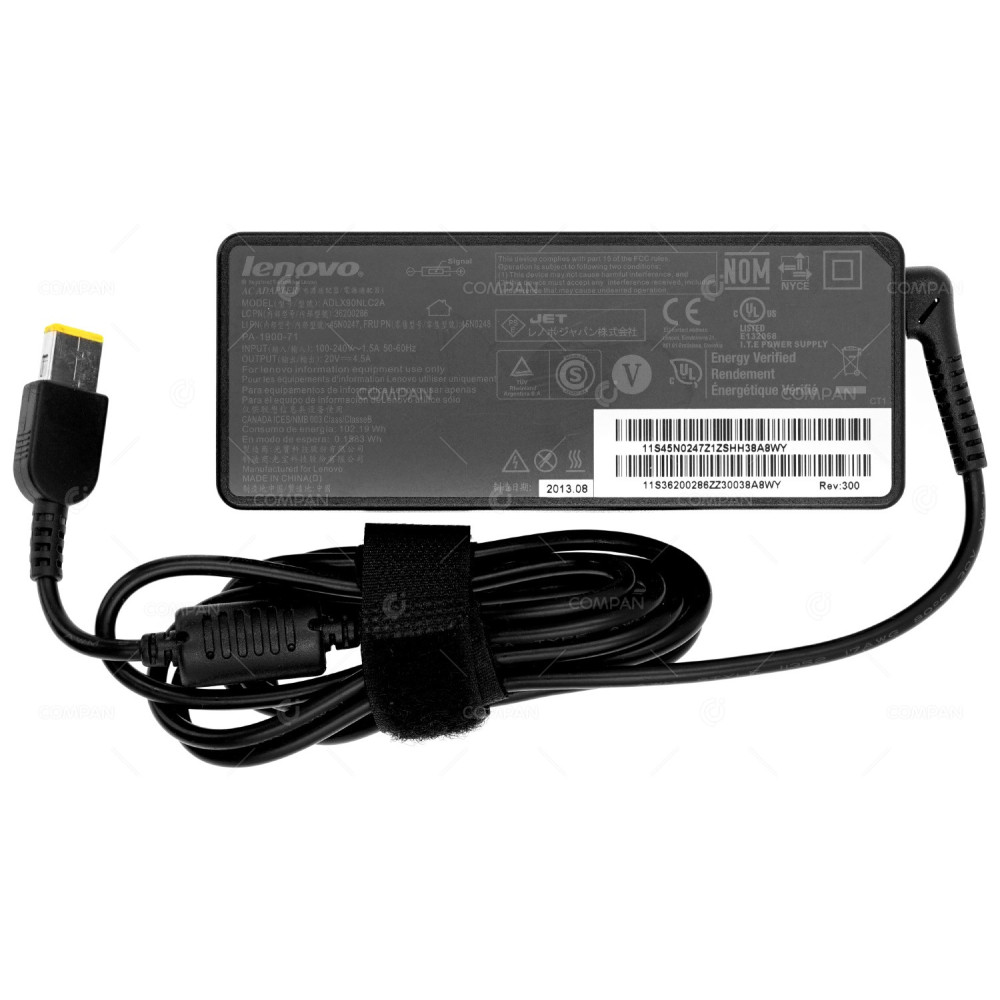 45N0248 LENOVO AC ADAPTER 90W 20V 4.5A FOR LAPTOPS THINKPAD SERIES 45N0247,ADLX90NLC2A, PA--1900-71,